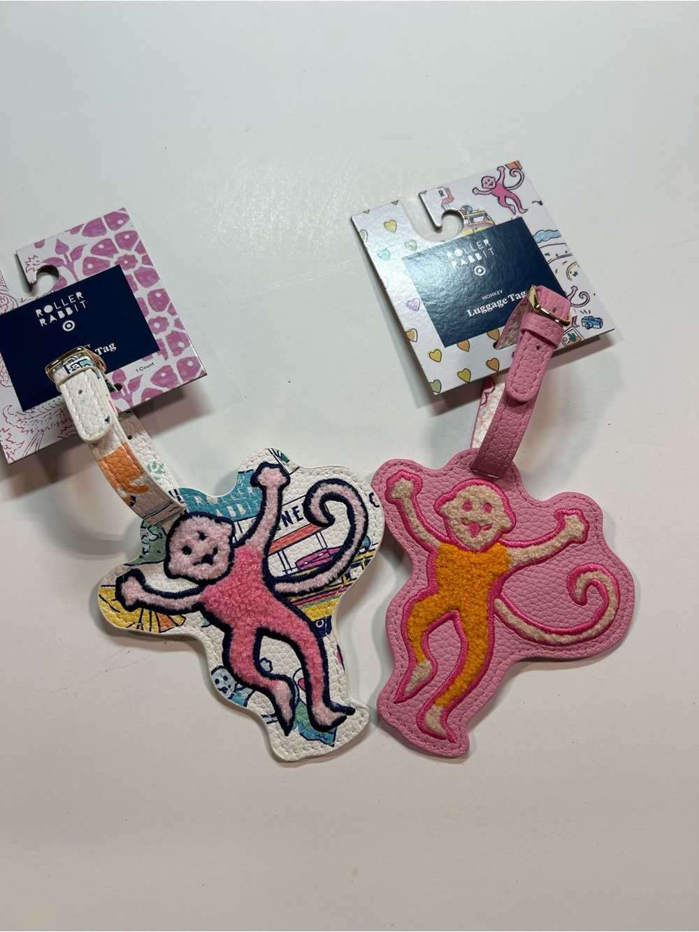 NEW (2) Roller Rabbit x Target Monkey Luggage Tags - Picture 8 of 8